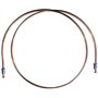 AERZETIX: Conduite de Freins Tuyau Tube en cuivre Ø4.76mm avec raccords M10x1/M10x1 (90cm)