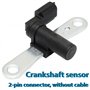 AERZETIX - C66221 - Capteur PMH pour vilebrequin sans câble - nombre de pôles: 2 pins - compatible avec 8200 772 182 - mécanique