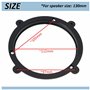 AERZETIX - C11620 - Lot de 2 Adaptateurs/Supports pour Haut-parleurs de Voiture Ø130 mm - côté de Montage portière Avant - Compa