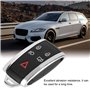 KSTE Télécommande de Remplacement de clé de Voiture Fob Shell Case Fits Jaguar XF 2009-2012 5 Bouton
