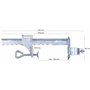 Schneider Fixation de Parasol pour Rampe de Balcon