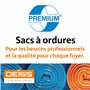 Sacs poubelle DEISS Premium, Blanc ou transparent, 70 ou 120 l, 120 Liter - Typ 60, weiß, 1