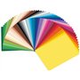 folia- Lot Feuilles de Carton photo-50 x 70 cm-300 g/m² -50 Couleurs Assorties-Base idéale pour de Nombreuses idées de Bricolage