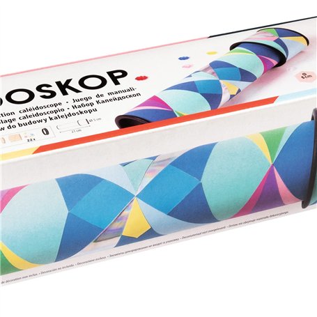 folia 977 - Kit de Bricolage kaléidoscope - 35 pièces - Kit de Bricolage éducatif pour Enfants et Adultes