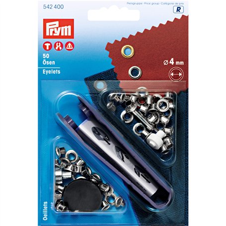 Prym Pym Silver (4 mm) Eyelet - 1 unité
