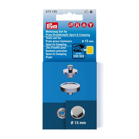 Prym 673135 Jeu d'outils pour boutons pression Prym