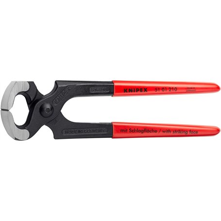 Knipex Tenaille marteau noire atramentisée