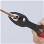 Knipex TwinGrip Pince multiprise frontale noire atramentisée, gainées en plastique antidérapant 200 mm 82 01 200 SB