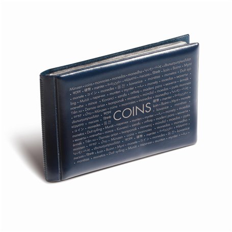 Leuchtturm 314775 Album de Poche Route pour 48 pièces de Monnaie jusqu'à 33 cm de diamètre - Format Horizontal 150 x 105 mm