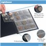 Leuchtturm Album de poche avec 8 Feuilles Numismatiques pour chacune 12 pièces, bleu