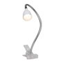 BRILLIANT lampe Anthony LED clip lumière fer/blanc | 1x LED 2