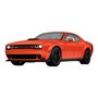 Ravensburger Dodge Challenger Puzzle 3D pour Adultes et Enfants à partir de 10 Ans – Édition spéciale R/T Scat Pack Widebody – 1
