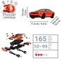 Ravensburger Dodge Challenger Puzzle 3D pour Adultes et Enfants à partir de 10 Ans – Édition spéciale R/T Scat Pack Widebody – 1