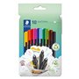 Staedtler Fineliner triplus 334 C10 Lot de 10 feutres fins ergonomiques avec pointe ultra fine de 0