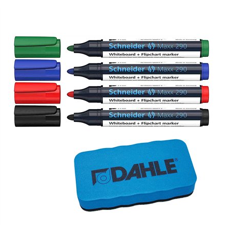 Dahle Éponge pour tableau blanc (effaceur magnétique pour nettoyage à sec sur de nombreuses surfaces) (bleu