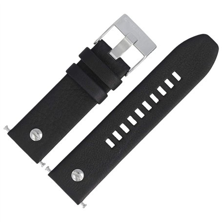 Diesel Bracelet De Montre 24mm Cuir Noir - DZ-7256