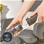 SEVERIN Aspirateur à main sans sac avec set accessoires, Aspirateur sans fil rechargeable, Aspirateur de table ou pour la voitur