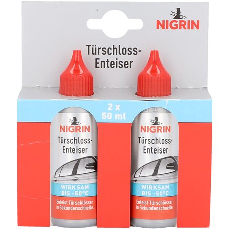 Nigrin 74047 Dégivreur de Serrure Voiture - 2x50ml