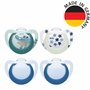 NUK Star Night Tetine pour bébé | 18-36 mois | Apaise 99 % des bébés | Sucettes en silicone sans BPA | Brille dans le noir pour 