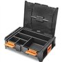 Insert compartimenté - TOOD - 5 cases fixes - Pour coffret professionnel - Emboîtable - 40x30x7 cm