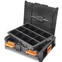 Insert modulable - TOOD - 3 a 12 compartiments - Pour coffret professionnel - Emboîtable - 40x30x7 cm