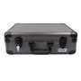 HMF 14502-02 Valise de Transport en Aluminium, Coffre de Rangement, Compartiments individuels, 46 x 15 x 33 cm