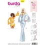 Burda B2373 Patron de Couture Hippie 19 x 13 cm, 34-44