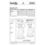 Burda B6583 Patron de Couture Robe Papier Blanc 19 x 13 x 1 cm