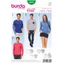 Burda B6602 Patron de Couture T-Shirt Papier Blanc 19 x 13 x 1 cm