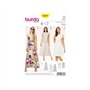 Burda B6628 Patron de Couture Robe Papier Blanc 19 x 13 x 1 cm