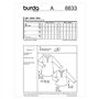 Burda B6633 Patron de Couture Tunique Papier Blanc 19 x 13 x 1 cm