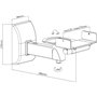 myWall HB7L Lot de 2 Supports muraux universels pour Haut-parleurs, inclinables et pivotants, Support pour Enceintes avec Charge