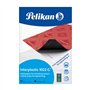 Pelikan Pochette de 10 films Noires carbone A4 Interplastic pour machine à écrire dos ciré (10 feuilles