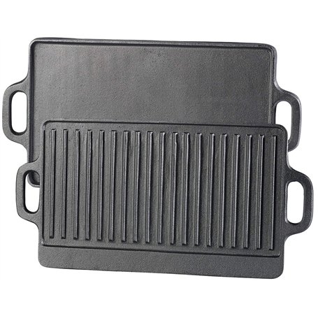 Plaque-gril de cuisson en fonte - 38 x 23 cm [Rosenstein & Söhne]