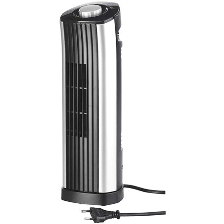 Sichler Haushaltsgeräte Ventilateur Colonne 24 W avec Oscillation 75° et 2 Niveaux de Vitesse