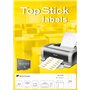 TopStick - Pochette de 2400 étiquettes d'adressage autocollantes (70 x 36 mm) Personnalisables et imprimables, Impression laser