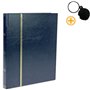 SAFE 157 Album timbres 32 pages noires avec 1 loupe de poche avec lentille de 50 mm | classeur timbres pour votre collection