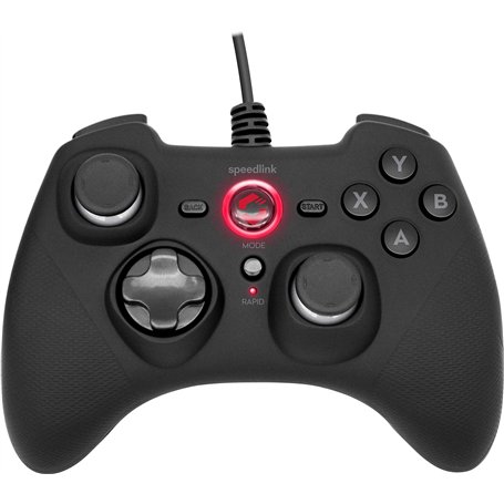 Speedlink RAIT Manette de Jeu Filaire - Manette PC Filaire Gamer