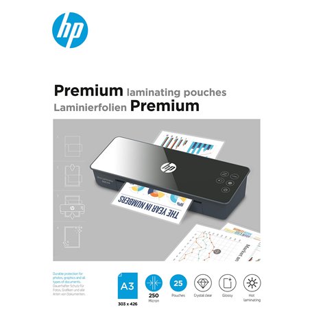 HP Premium Pochettes de plastif. A3