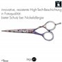 JAGUAR Ciseaux à cheveux JaguART MAGIC GARDEN 5.5" | Ciseaux de coiffeur en design offset | Revêtement high-tech anti-allergéniq