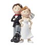 Hochzeit Dekoration Figurine de mariés entravés d'un boulet pour la décoration de tables/gâteaux