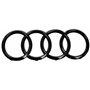 Audi 4M0071801 Ringe Zeichen Kühlergrill Black Edition Emblem Blackline Logo schwarz
