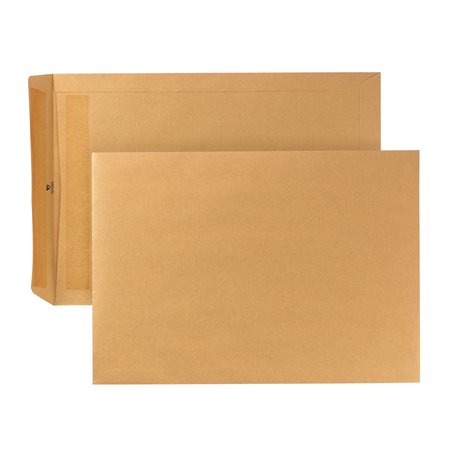 POSTHORN Lot de 250 enveloppes d'expédition autocollantes sans fenêtre - Marron - Pour correspondance quotidienne