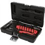 KS TOOLS 907.2200 Jeu de grattoirs et cutters - 27 pcs Rouge/Noir