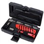 KS TOOLS 907.2200 Jeu de grattoirs et cutters - 27 pcs Rouge/Noir