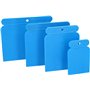 BRLLIANT TOOLS Japanspachtel-Satz, Kunststoff, 4-TLG. [Powered by Brilliant BT101935 Jeu de 4 spatules japonaises en Plastique [