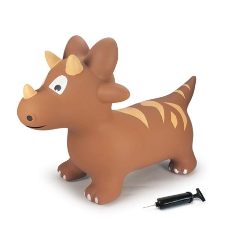 JAMARA 460591 - Dinosaure Sauteur avec Pompe - sans BPA - Jusqu'à 50 kg - Favorise Le Sens de l'équilibre et la motricité - Les