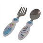 p:os 25212 Frozen La Reine des Neiges Lot de 2 couverts pour enfant avec fourchette et cuillère en acier inoxydable avec poignée