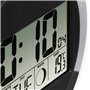 Hama Horloge Murale Numérique (Pendule Radio-pilotée DCF, sans Bruit de Tic-Tac, Montre de Cuisine écran LCD, Thermomètre, Calen