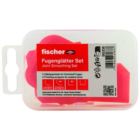 Fischer Lot de 563238 spatules en silicone pour une application et un repassage élégant et professionnel